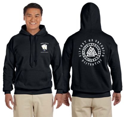Delta Company Triple Deuce Store - triple deuce victory or valhalla hoodie