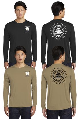 Delta Company Triple Deuce Store - triple deuce victory or valhalla dri fit long sleeve shirt