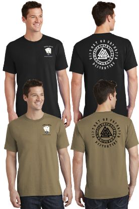 Delta Company Triple Deuce Store - triple deuce victory or valhalla cotton t shirt